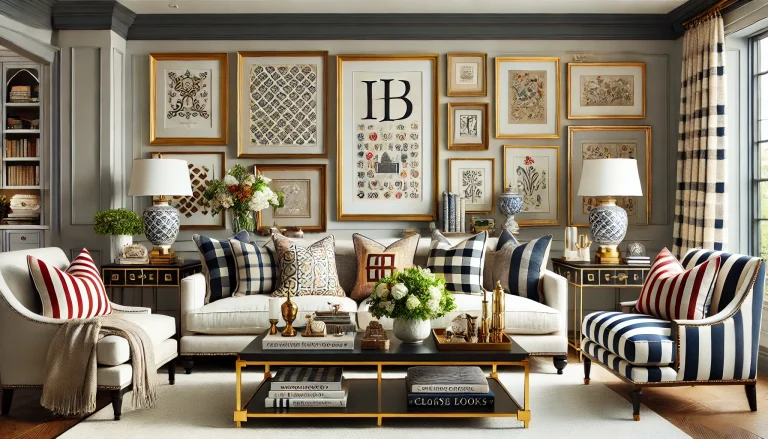 Classic Meets Modern Preppy Living Room Decor Ideas