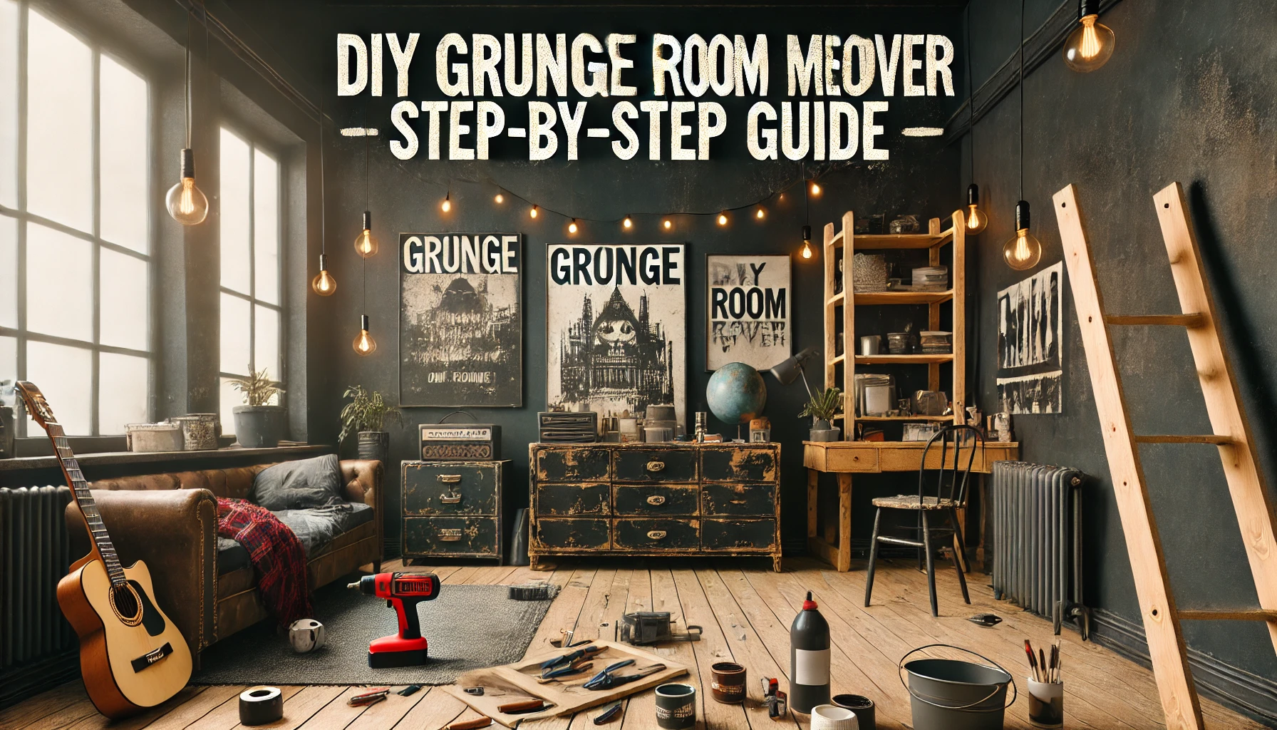 DIY Grunge Room Makeover Step-by-Step Guide