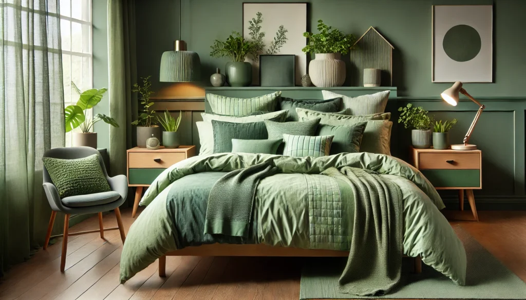 How Can You Use Green Bedding to Transform Your Room