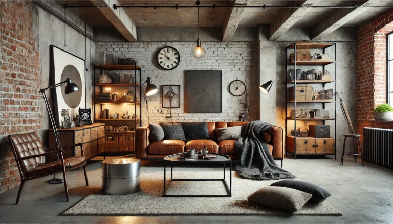 Industrial Chic Decorating Ideas for the Modern Man Room