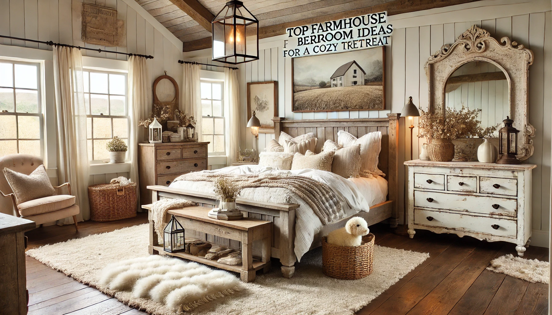 Rustic Charm Top Farmhouse Bedroom Ideas for a Cozy Retreat