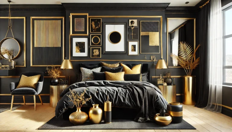 Striking Style Black and Gold Bedroom Decor Tips