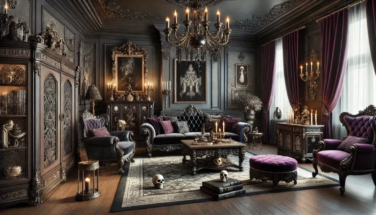 The Ultimate Guide to Gothic Living Room Décor