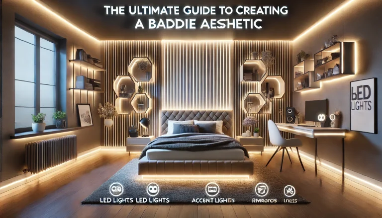 Ultimate Guide to Creating a Baddie Aesthetic Room with LED Lighting