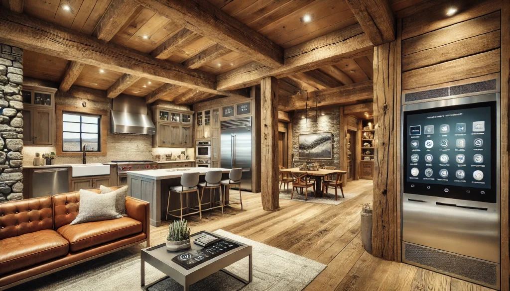 What Modern Touches Elevate a Rustic Ranch Home