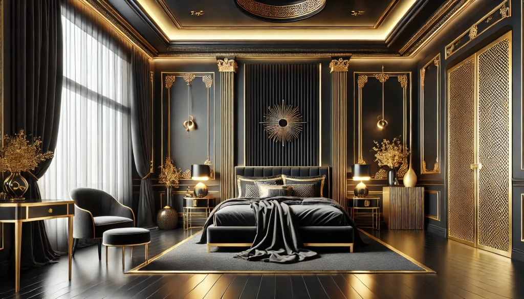 Why Choose Black and Gold for Your Bedroom